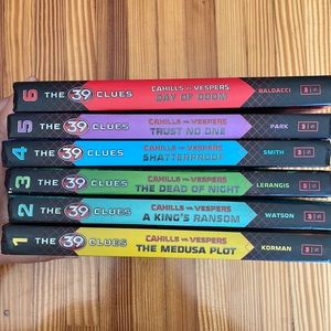 39 Clues: Cahills vs. Vespers Books 1-6, Gently used; cards not included